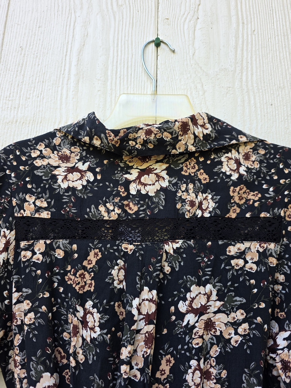 Aura The Label Midi Dress Floral Small New Cottagecore Farmgirl Crochet - Picture 13 of 14